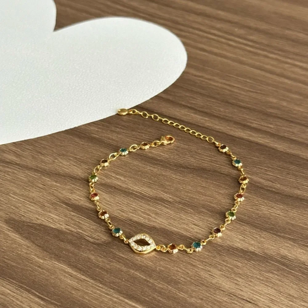 Multicolor Gemstone Bracelet Q52